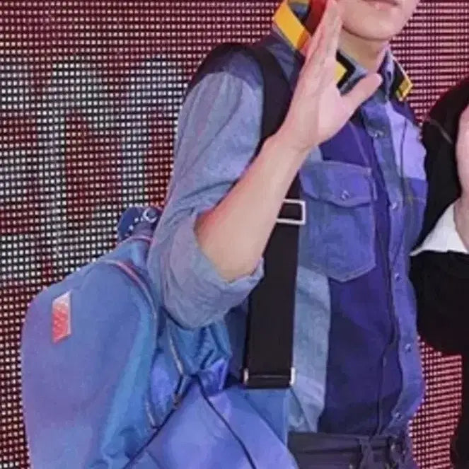 [BUNJANG] Couronne Stefano Backpack (Blue) / 쿠론 스테파노 남녀공용 빅백팩. 블루