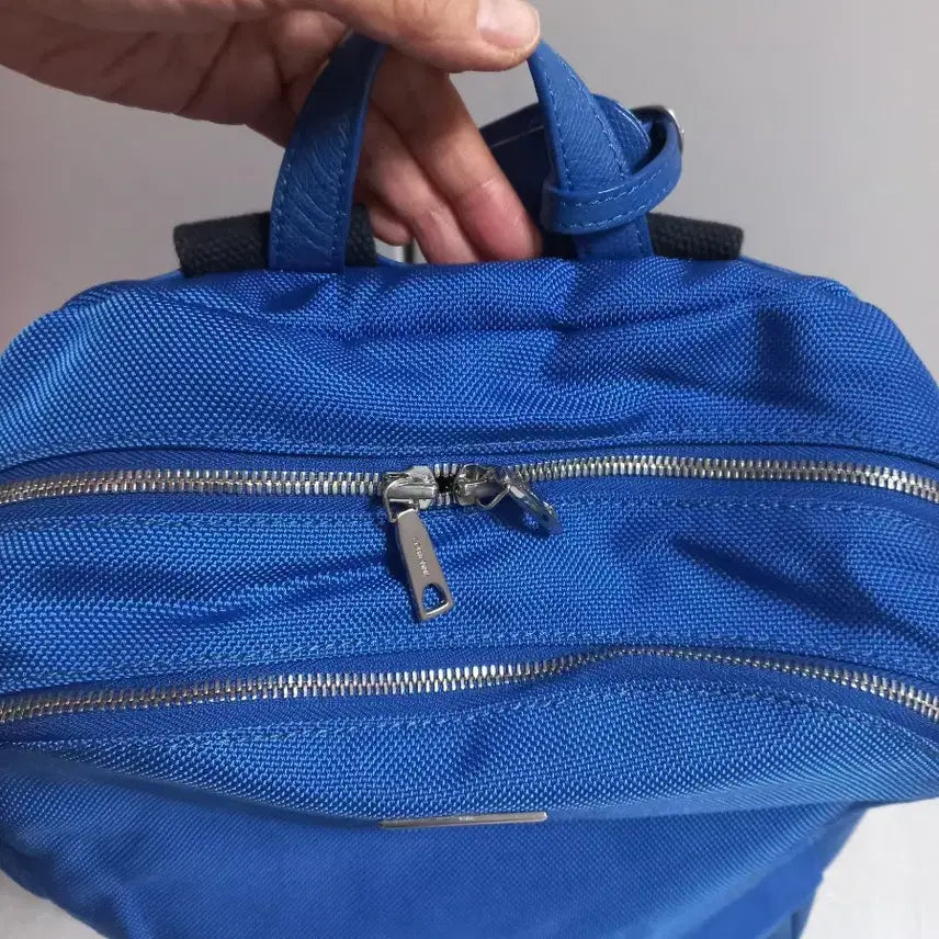 [BUNJANG] Couronne Stefano Backpack (Blue) / 쿠론 스테파노 남녀공용 빅백팩. 블루