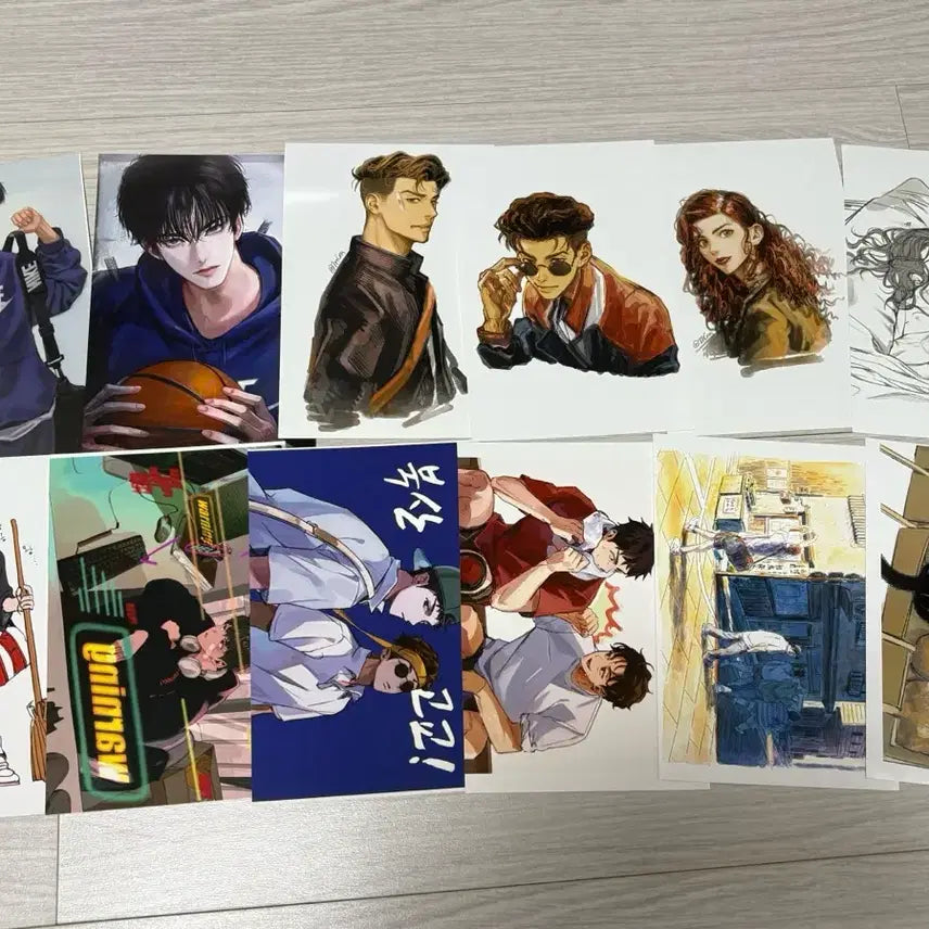 [BUNJANG] Slam Dunk Unofficial Photocard Bundle Set / [일괄] 슬램덩크 비공식 프박 굿즈 10장