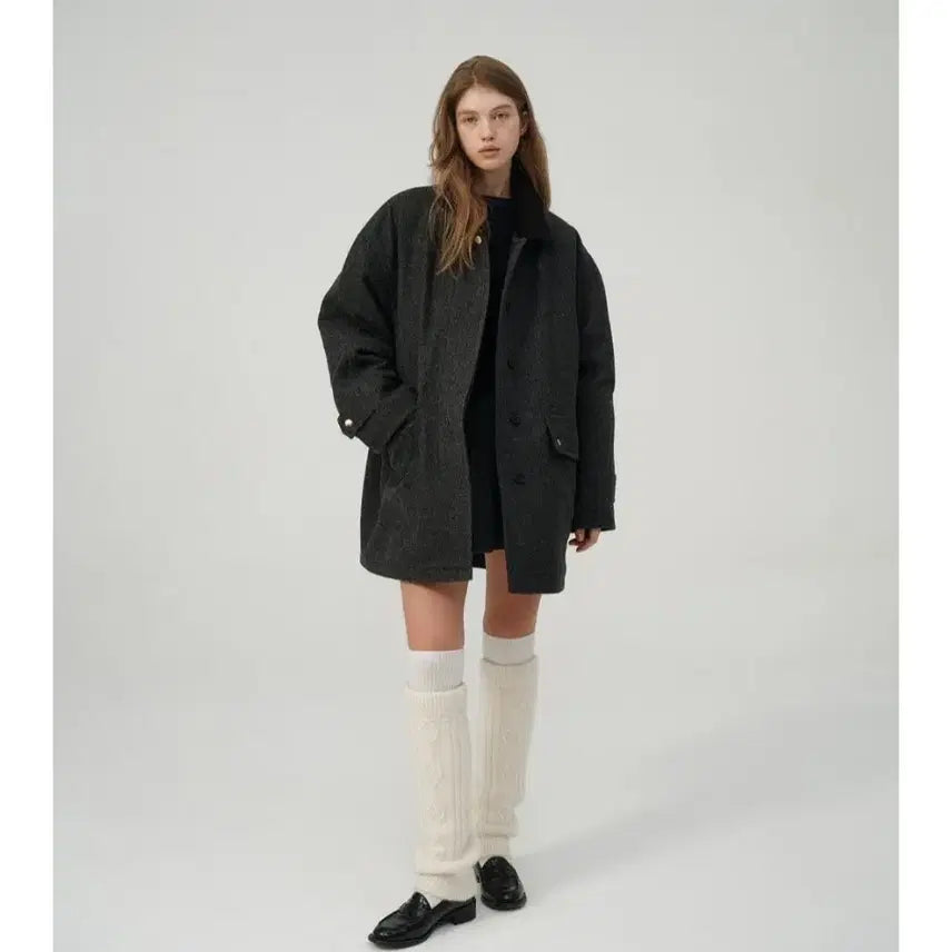 [BUNJANG] The Barnet Charcoal Coat / 더바넷 차콜 코트