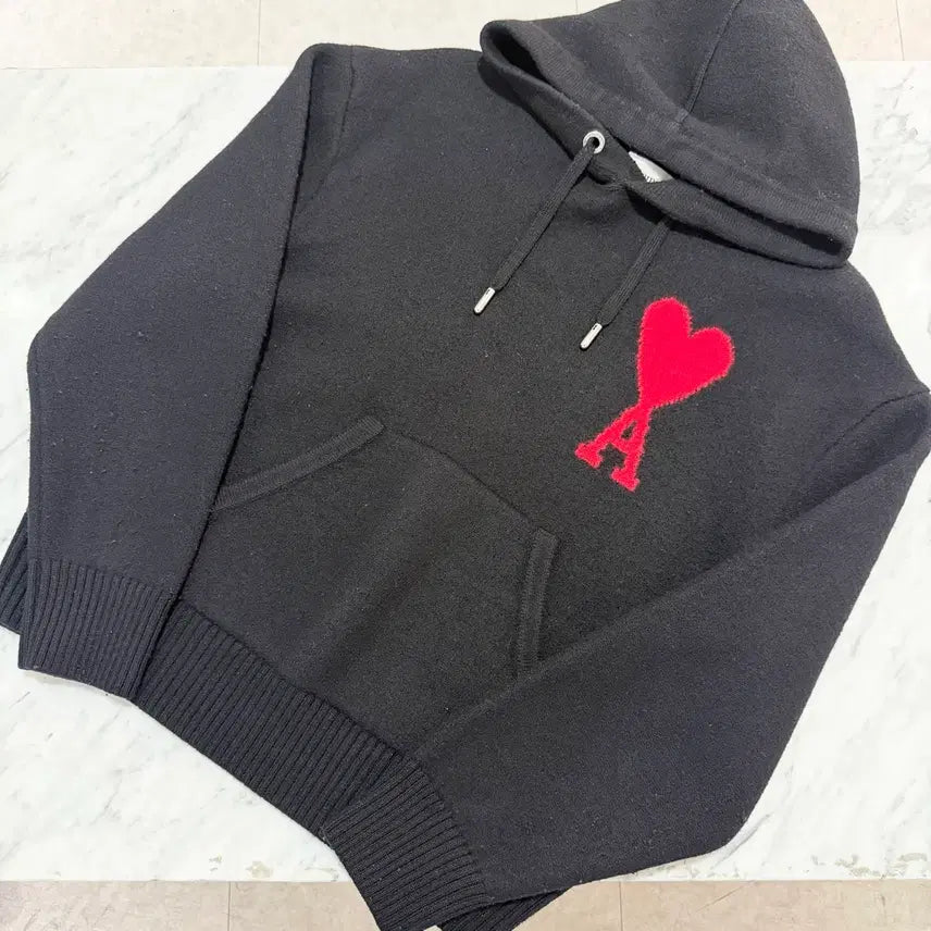 [SOLD OUT] [정품 L] 아미 빅로고 인타르시아 니트 후드