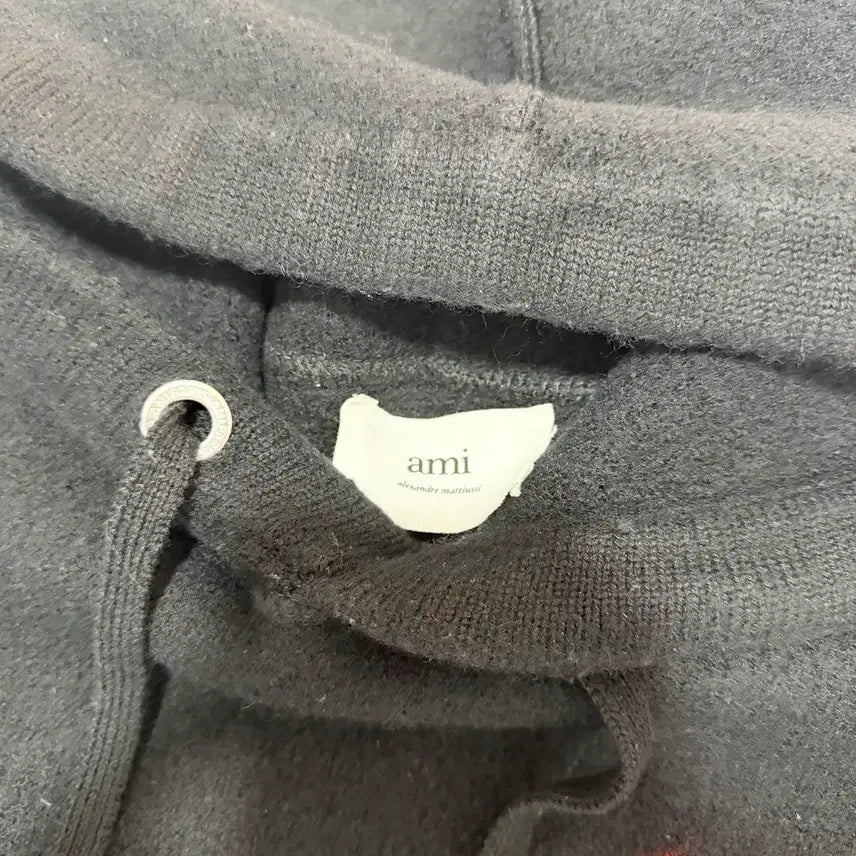 [SOLD OUT] [정품 L] 아미 빅로고 인타르시아 니트 후드