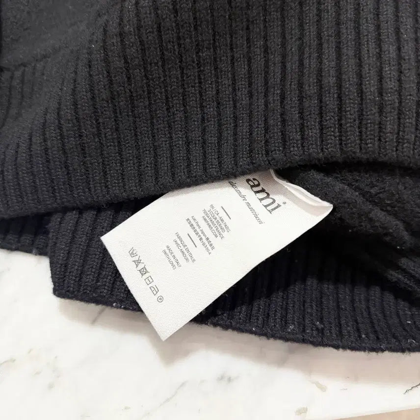 [SOLD OUT] [정품 L] 아미 빅로고 인타르시아 니트 후드