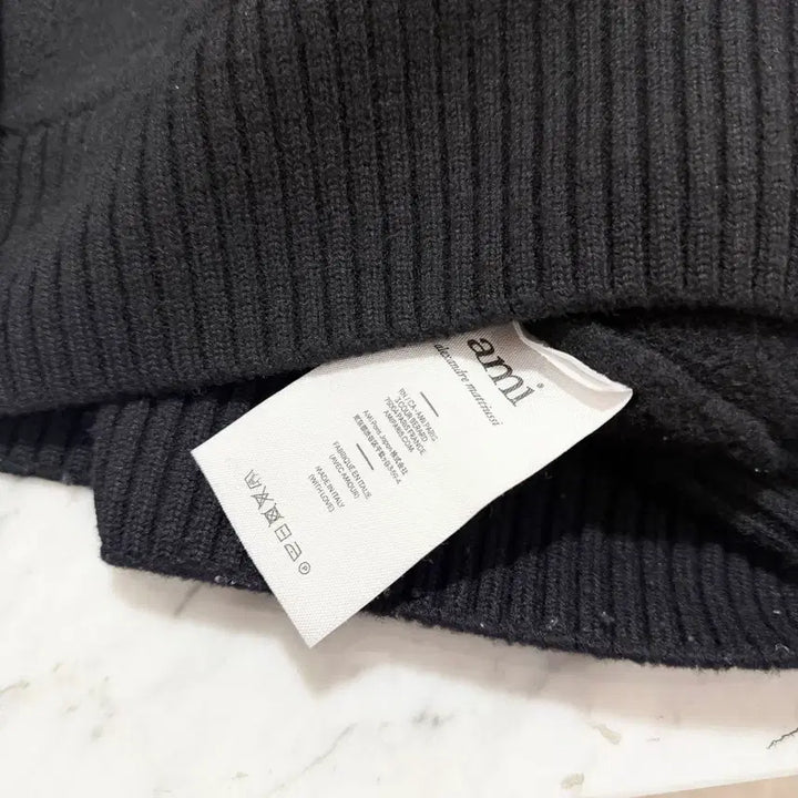 [SOLD OUT] [정품 L] 아미 빅로고 인타르시아 니트 후드