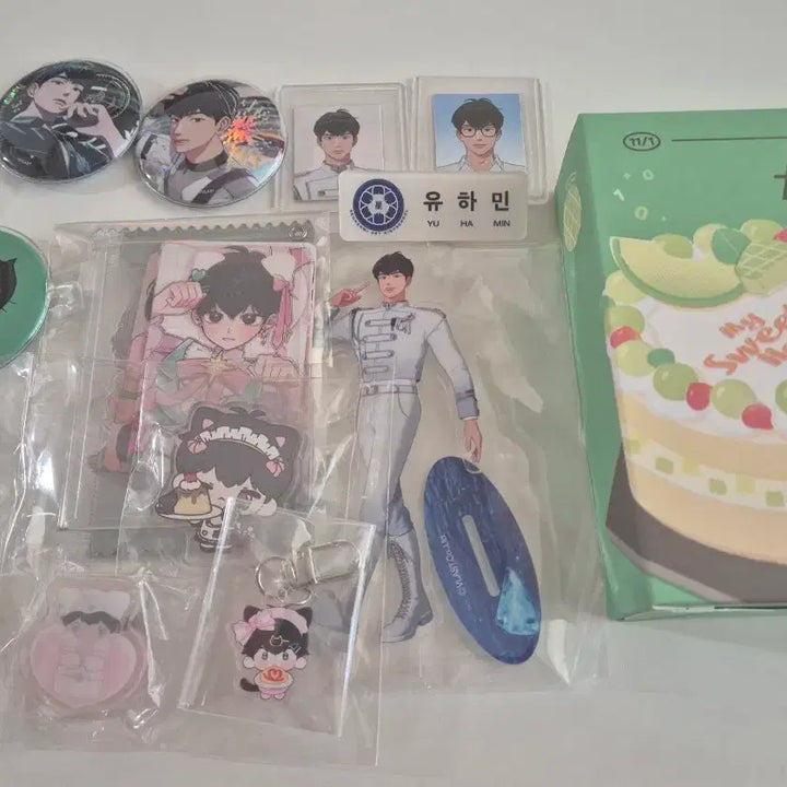 [BUNJANG] PLAVE Hamin Birthday Party Event Bundle Set / 플레이브 하민 생일 키트, 럭드, 아크릴, 육여 명찰, 증사, 뱃지 양도