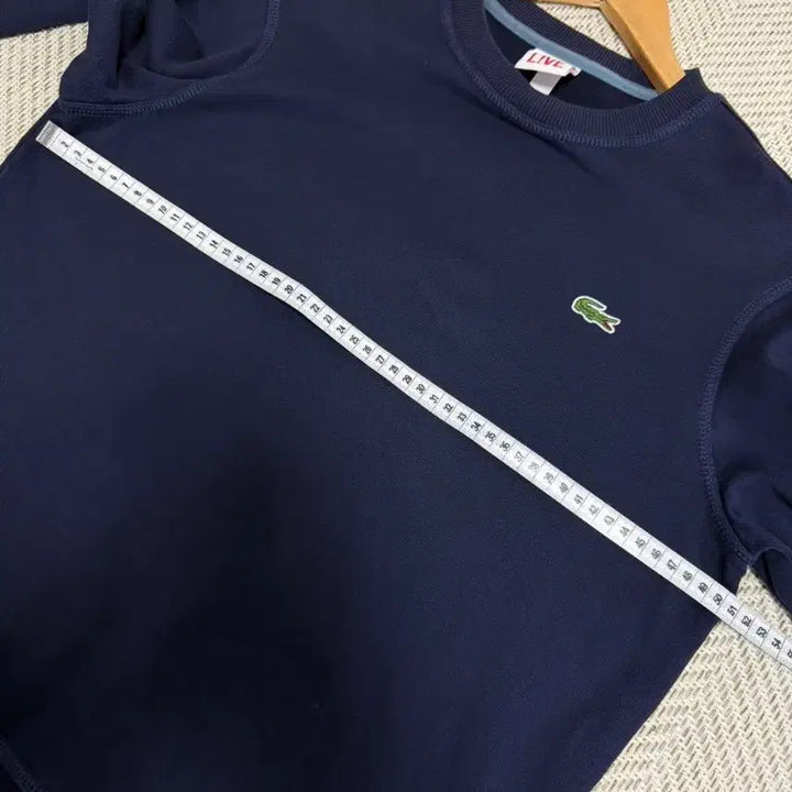 [BUNJANG] Lacoste Navy Men's Sweatshirt / 라코스테 네이비 맨투맨 티셔츠