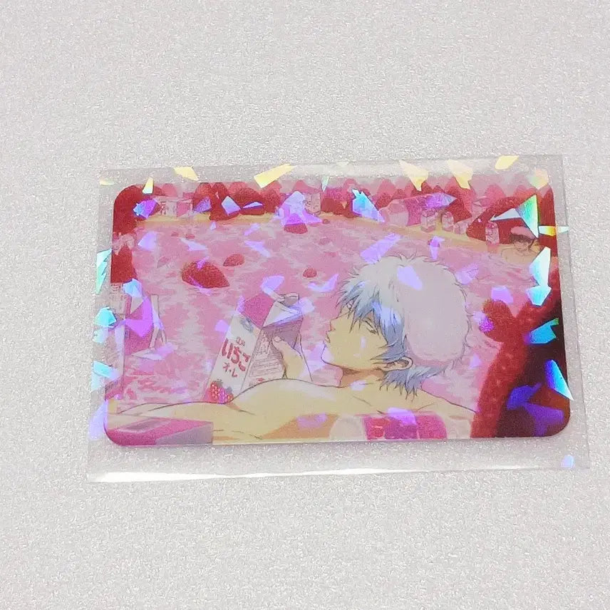 [BUNJANG] Gintama Gintoki Hakuyasha Classic Clear Card (Gold Foil) / [금박]은혼 긴토키 백야차 고전 클리어카드