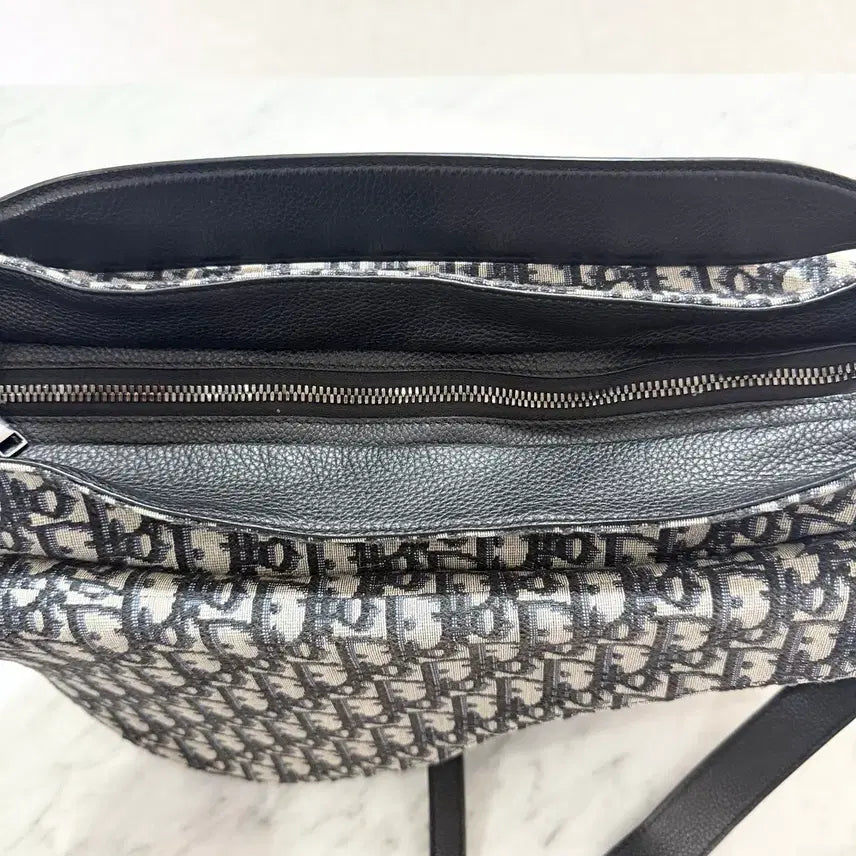 [BUNJANG] Dior Oblique Saddle Soft Bag Large / [정품] 디올 오블리크 새들 소프트백 라지