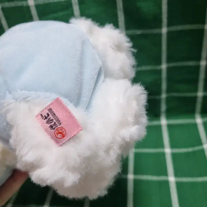 [BUNJANG] Poodle Plushie Keyring / 강아지 인형 화이트 푸들 리본 인형키링
