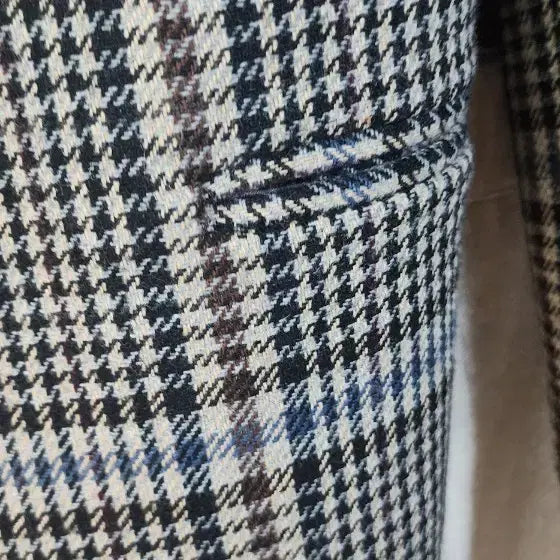 [BUNJANG] Sendtwo Checkered No-Collar Jacket / Sendtwo 체크 노카라 자켓 프리사이즈 66추천