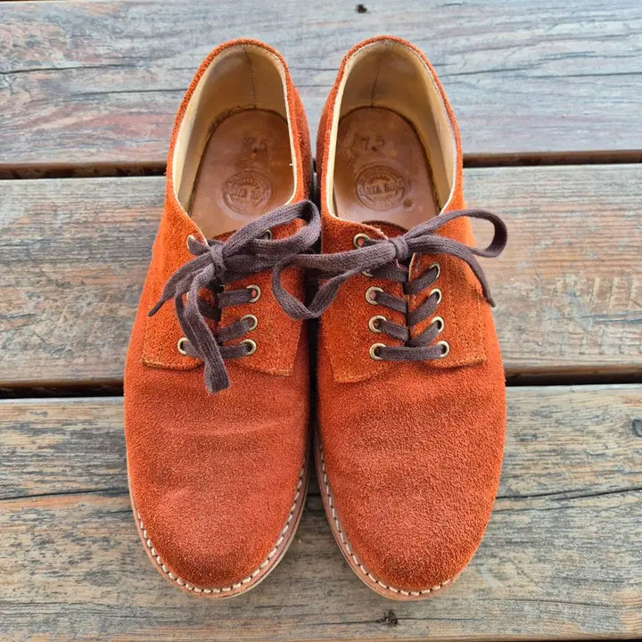 [BUNJANG] Santa Rosa Dixon Oxford Rust Suede Shoes / 산타로사 딕슨 옥스포드 7.5사이즈 러스트스웨이드