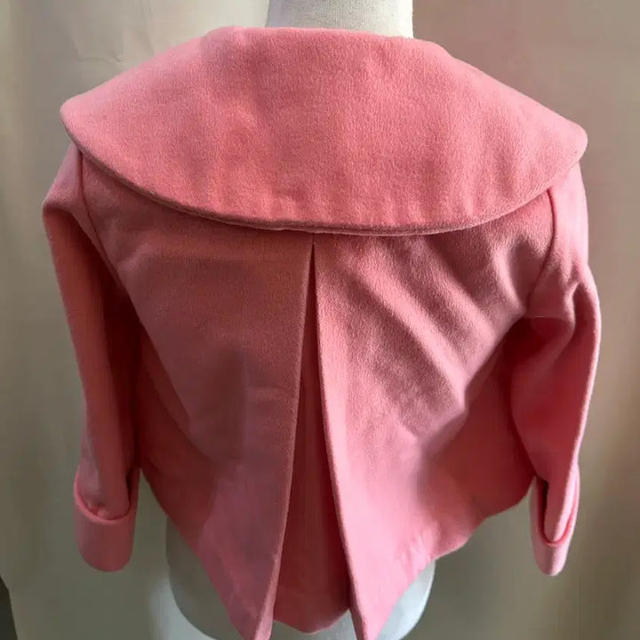[BUNJANG] Pink Wool Coat / 핑크색 모직 코트