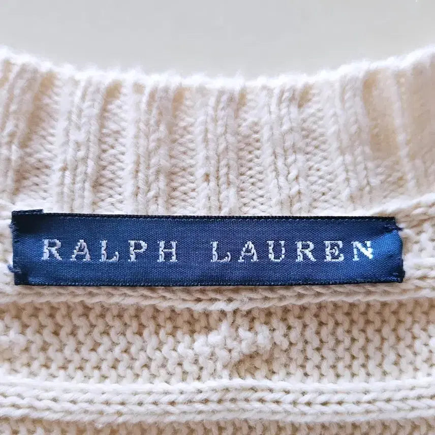 [BUNJANG] Ralph Lauren Cable Knit Cardigan / 랄프로렌  꽈배기 니트 가디건