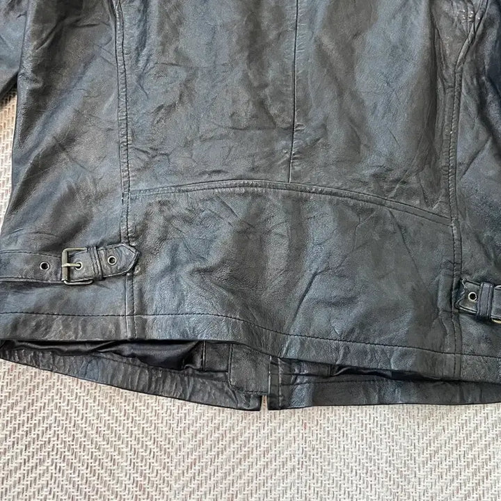 [BUNJANG] Vintage Sun Fading Rider Leather Jacket J03918 / 빈티지 썬 페이딩 라이더 레더자켓 J03918