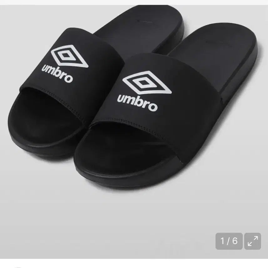 [BUNJANG] Umbro ZEPPI SD Slippers Black / 무신사 엄브로 슬리퍼 블랙 ZEPPI SD