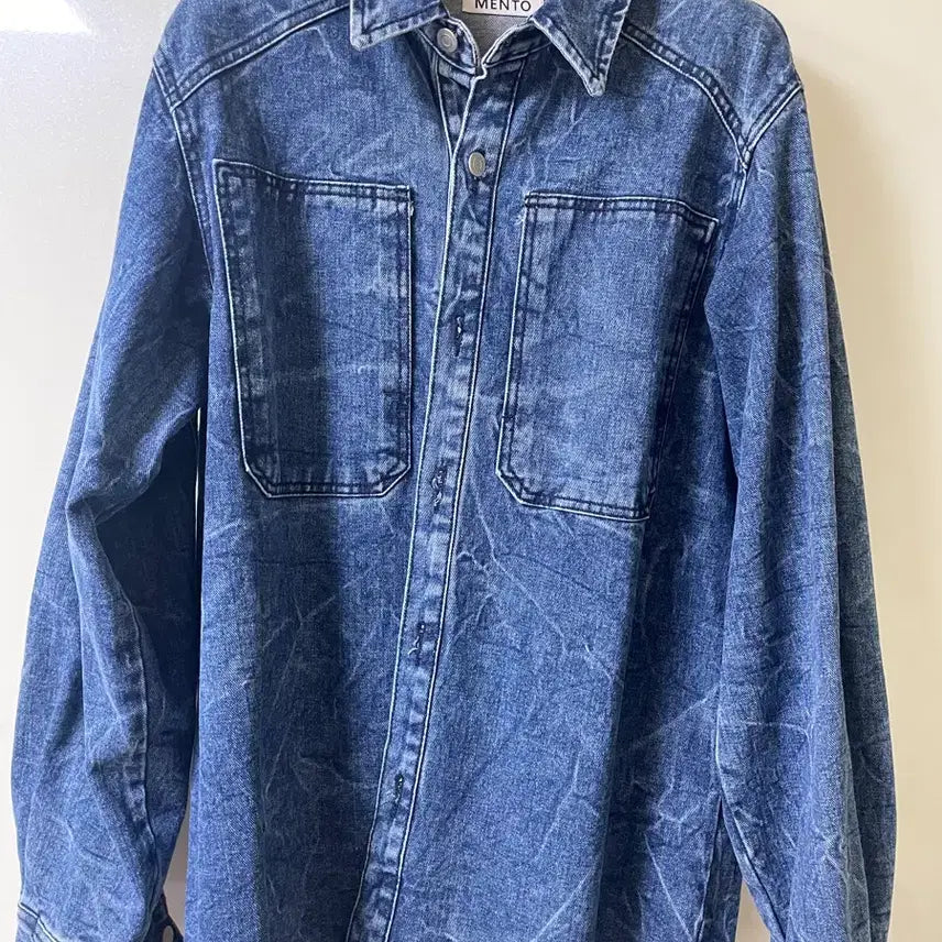 [BUNJANG] Oversized Denim Shirt Jacket / 오버핏 데님 셔츠자켓 100-105