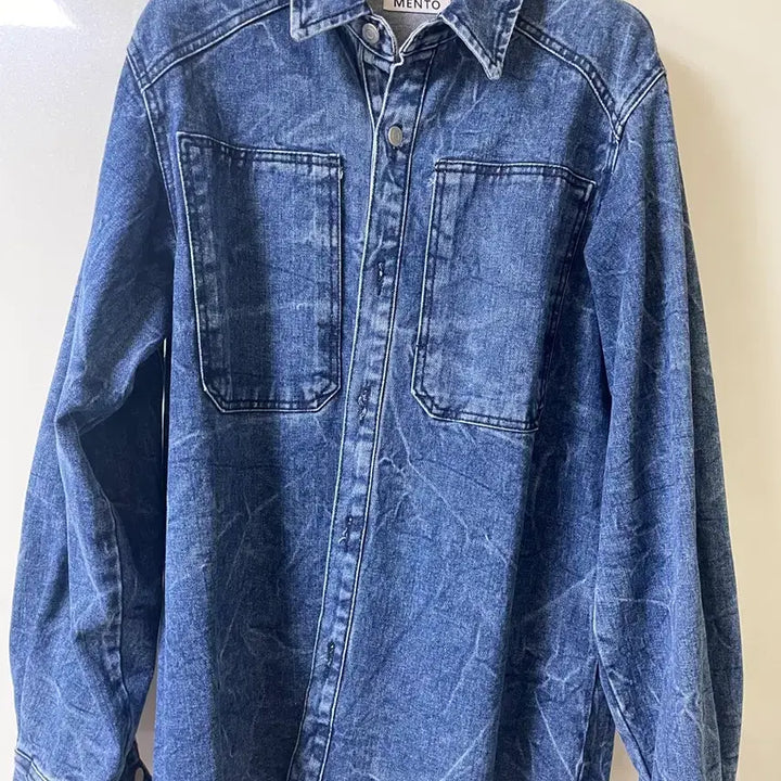 [BUNJANG] Oversized Denim Shirt Jacket / 오버핏 데님 셔츠자켓 100-105