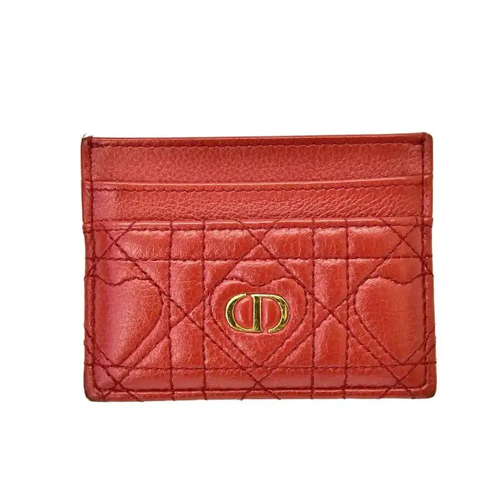 [BUNJANG] Dior Cannage Heart Card Wallet / 디올 까나쥬 하트 카드지갑(정품)