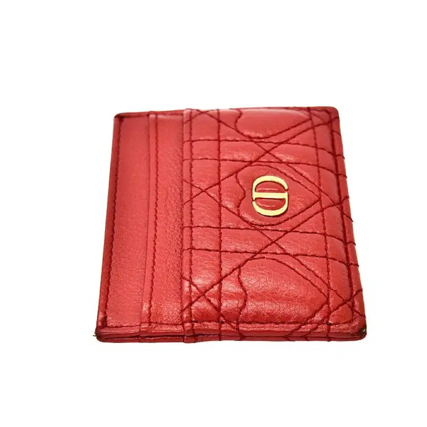 [BUNJANG] Dior Cannage Heart Card Wallet / 디올 까나쥬 하트 카드지갑(정품)