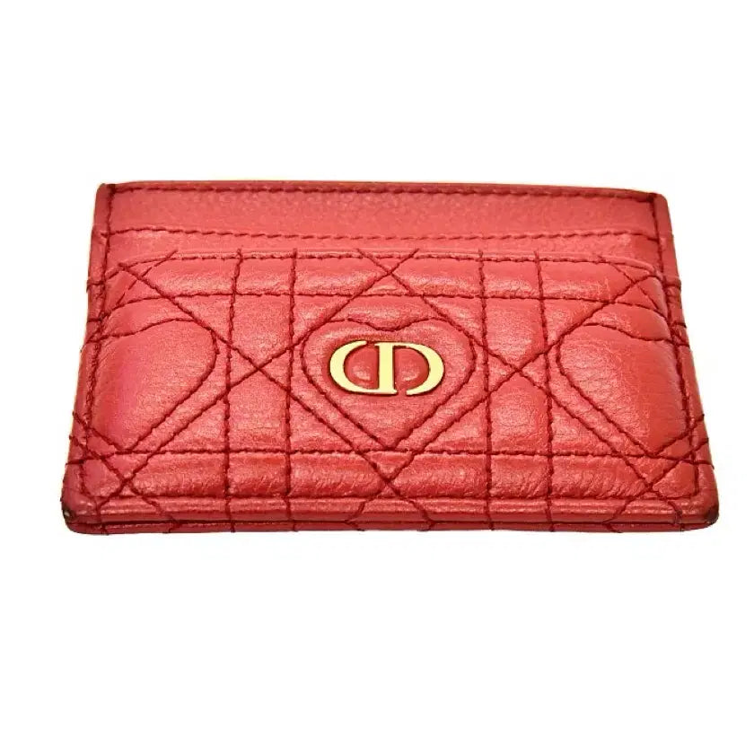 [BUNJANG] Dior Cannage Heart Card Wallet / 디올 까나쥬 하트 카드지갑(정품)