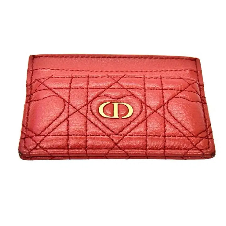 [BUNJANG] Dior Cannage Heart Card Wallet / 디올 까나쥬 하트 카드지갑(정품)