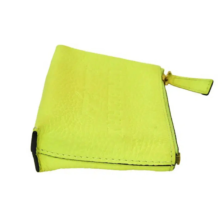[BUNJANG] Burberry Neon Yellow Pouch / 버버리 네온 옐로우 파우치(정품)