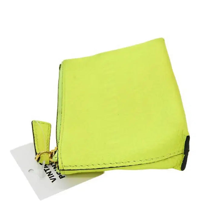 [BUNJANG] Burberry Neon Yellow Pouch / 버버리 네온 옐로우 파우치(정품)