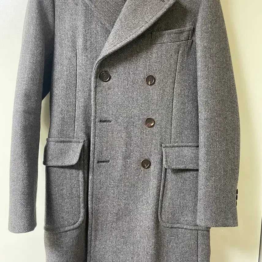 [BUNJANG] Herringbone Coat (Size 95) / 남성 헤링본코트 95