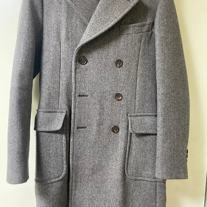 [BUNJANG] Herringbone Coat (Size 95) / 남성 헤링본코트 95
