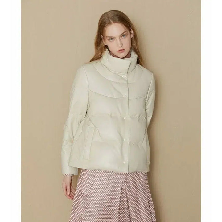 [BUNJANG] KASIBADY Goose Down Leather Padding / KASIBADY> 양가죽 구스다운 패딩 (299천원)