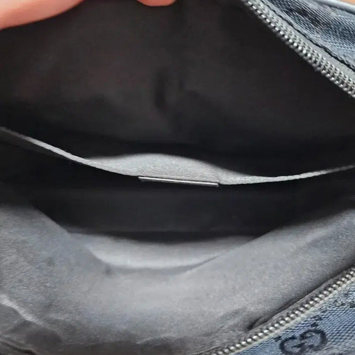 [BUNJANG] Gucci GG Canvas Crossbody Messenger Bag / 정품) 구찌 블랙 GG 캔버스 크로스백 메신저백