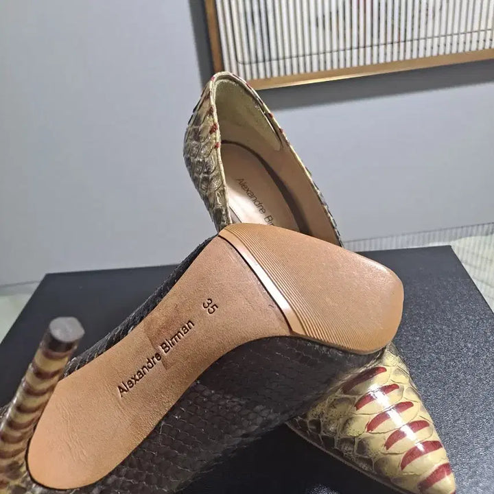 [BUNJANG] Alexandre Birman Pumps Heels / 알렉산드레 버만 뱀피 펌프스힐