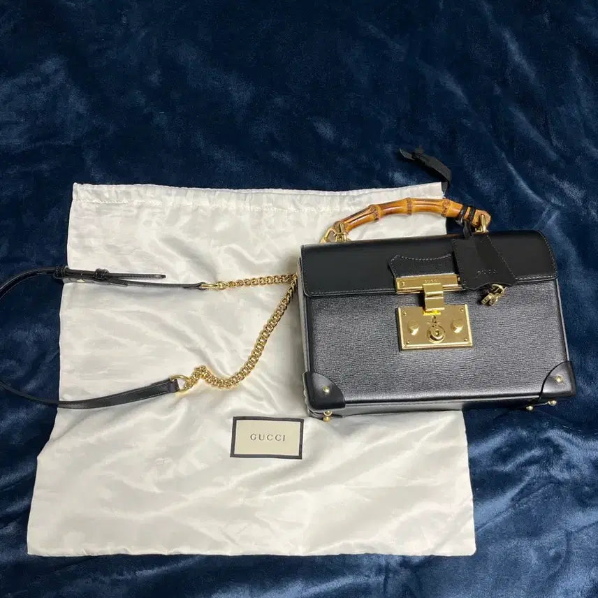 [BUNJANG] Gucci Padlock Bamboo Small Bag / [정품] 구찌 패드락 뱀부 스몰백