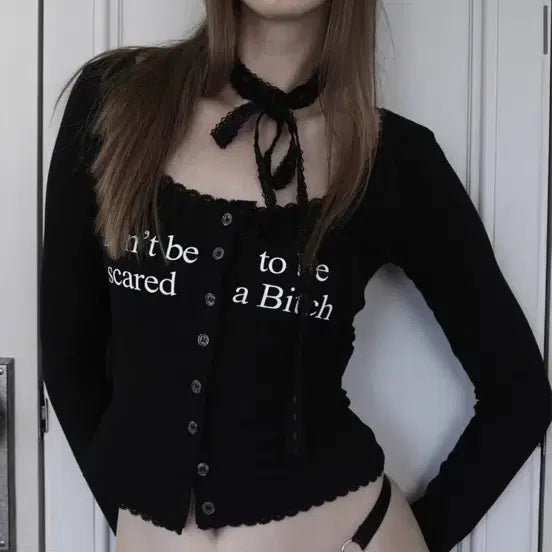 [BUNJANG] BADBLOOD Don't Be Scared Cardigan / 배드블러드 Don t Be Scared 가디건