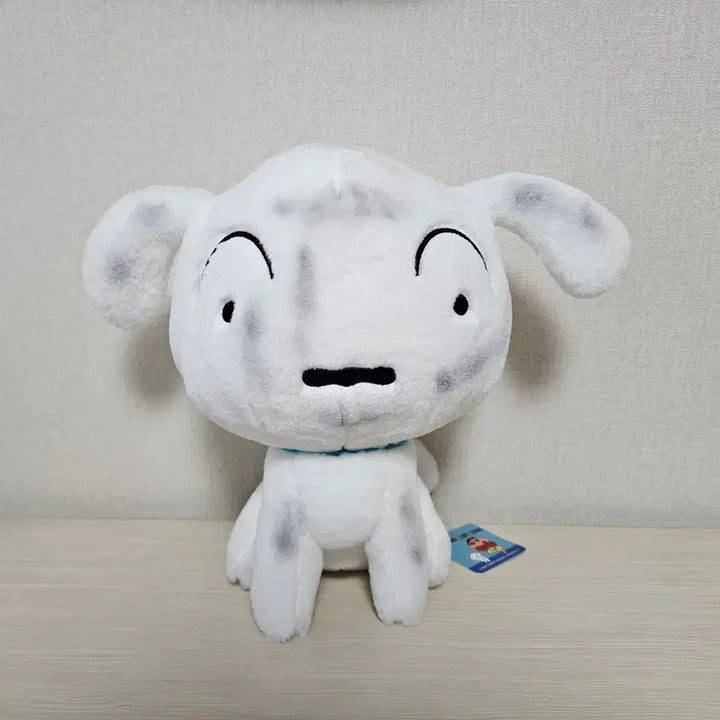 [BUNJANG] Crayon Shin-chan White Dog Coal Mine Town Plush Doll (25cm) / 짱구는 못말려 탄광마을 흰둥이 인형(25cm)