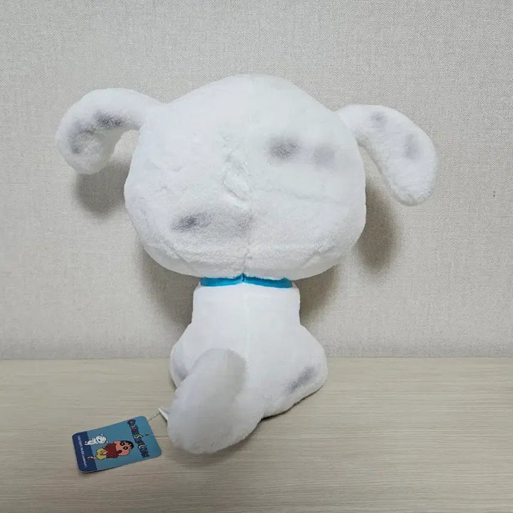 [BUNJANG] Crayon Shin-chan White Dog Coal Mine Town Plush Doll (25cm) / 짱구는 못말려 탄광마을 흰둥이 인형(25cm)