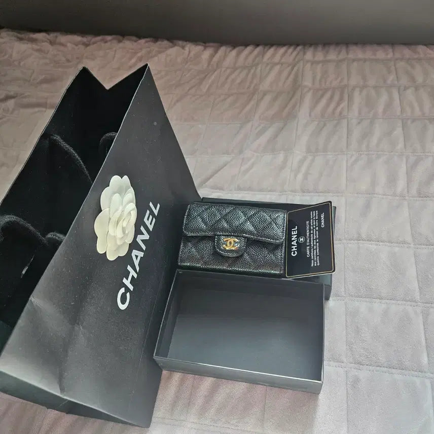 [BUNJANG] Chanel Snap Card Wallet / 샤넬 똑딱이 카드지갑