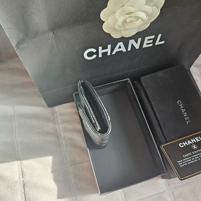 [BUNJANG] Chanel Snap Card Wallet / 샤넬 똑딱이 카드지갑
