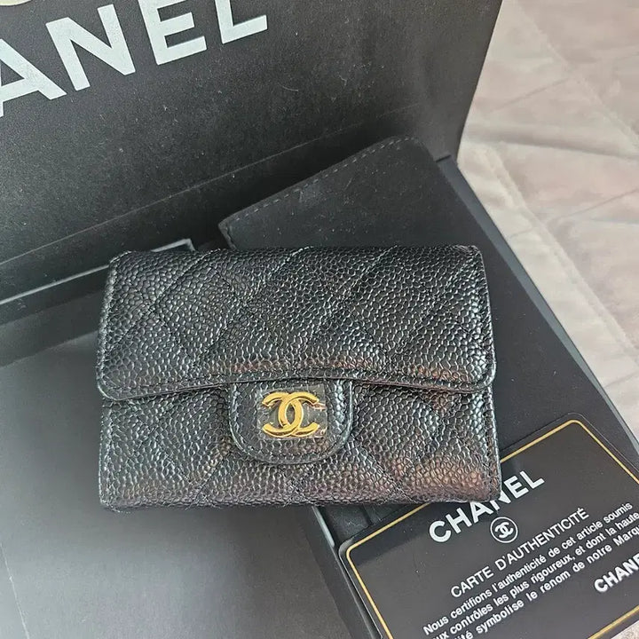[BUNJANG] Chanel Snap Card Wallet / 샤넬 똑딱이 카드지갑