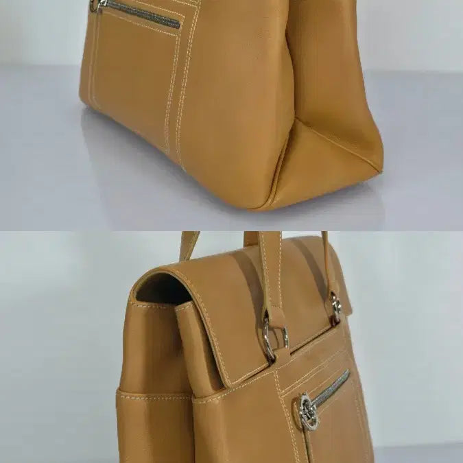 [BUNJANG] Salvatore Ferragamo Smooth Leather Shoulder Bag / 페라가모 살바토레 스무스 가죽 숄더백