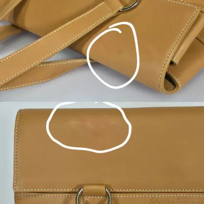 [BUNJANG] Salvatore Ferragamo Smooth Leather Shoulder Bag / 페라가모 살바토레 스무스 가죽 숄더백