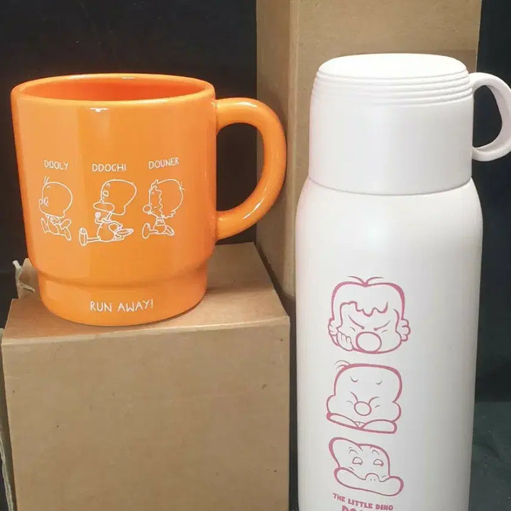 [BUNJANG] Dooly Thermos Mug / 둘리,굿즈,보온텀블러,머그,새제품