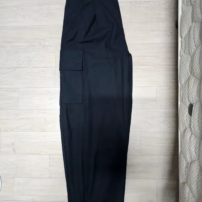 [BUNJANG] Solid Homme Cotton Cargo Pants Black / [솔리드옴므] 코튼 카고 팬츠 블랙