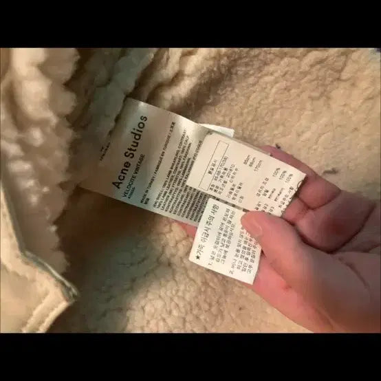 [BUNJANG] Acne Studios Unisex Shearling Jacket / 아크네 스튜디오 남녀공용 무스탕 38