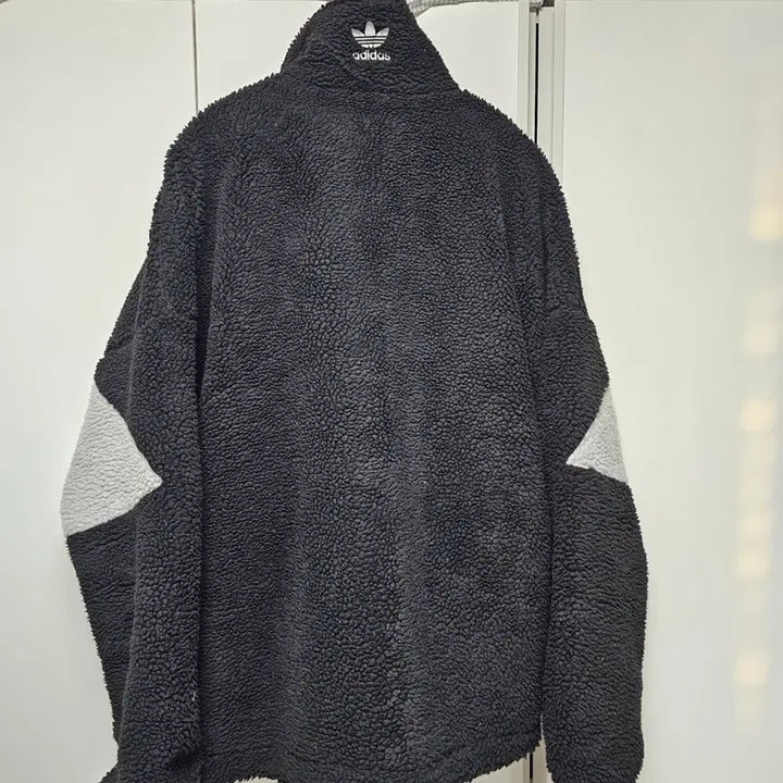 [BUNJANG] Adidas Big Logo Fleece Jacket / 아디다스 빅로고 뽀글이 후리스 M,S