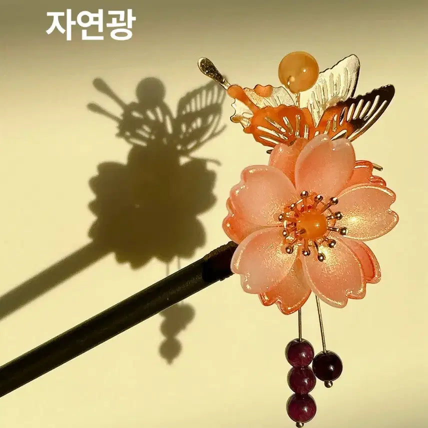 [BUNJANG] Nanami Flower Hair Ornament / 오신령 나나미 꽃 비녀 머리장식