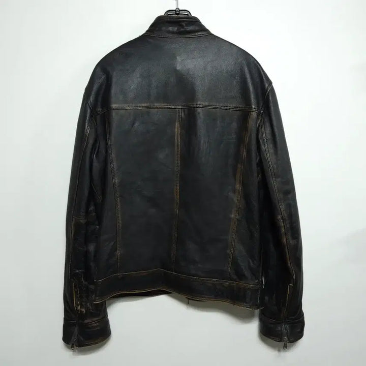 [BUNJANG] VERA PELLE Real Leather Single Rider Jacket / 베라 펠레 싱글 라이더 리얼레더 자켓 (95~100)이태리