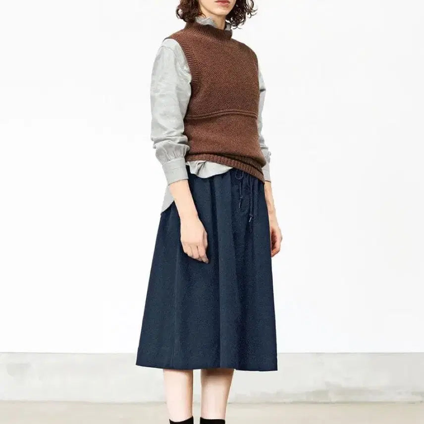 [BUNJANG] Margaret Howell Lambs Wool Knit Vest / Margaret Howell Dry Lambs Wool knit vest