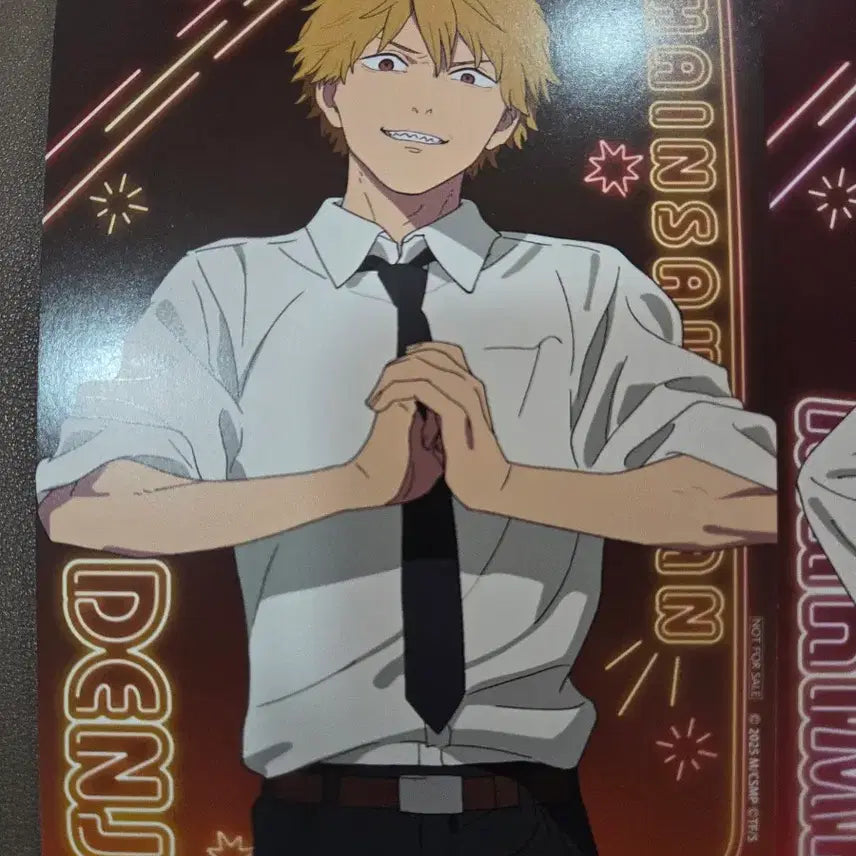 [BUNJANG] Chainsaw Man Animate POB Postcard Bundle Set / 체인소맨 애니메이트 특전 엽서 3종 일괄