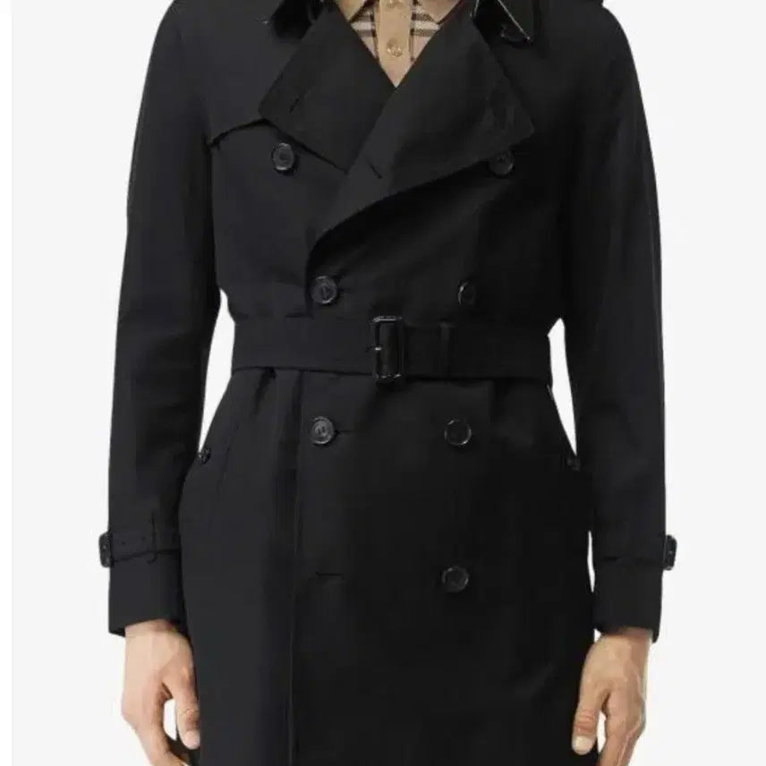 [BUNJANG] Burberry Navy Trench Coat 46 / 버버리 남성 네이비 트렌치 46